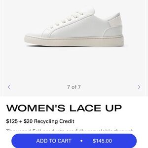 Thousand Fell Women’s Lace Up Sneaker white
